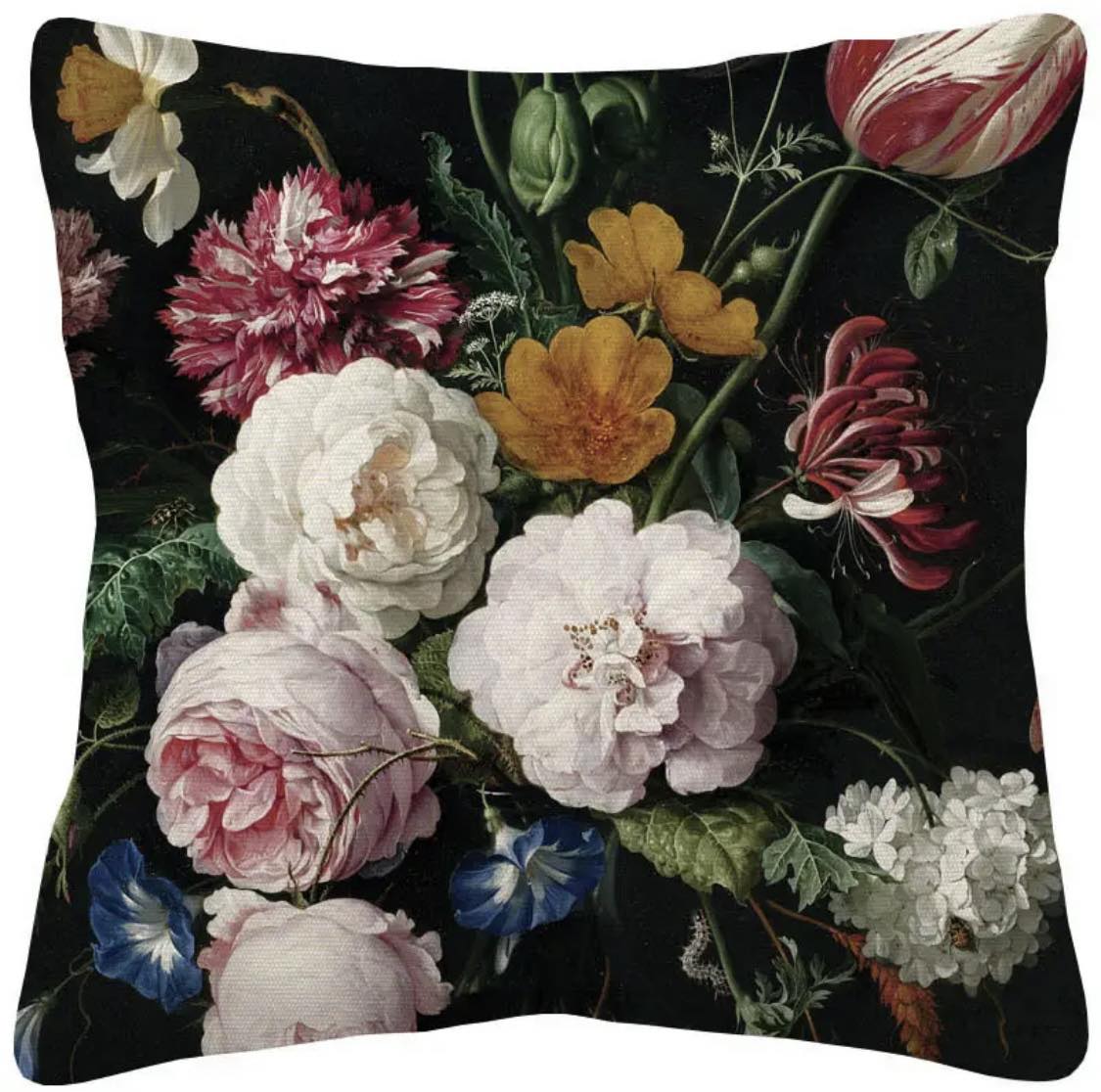 Spring roses - Linen Cushion Cover