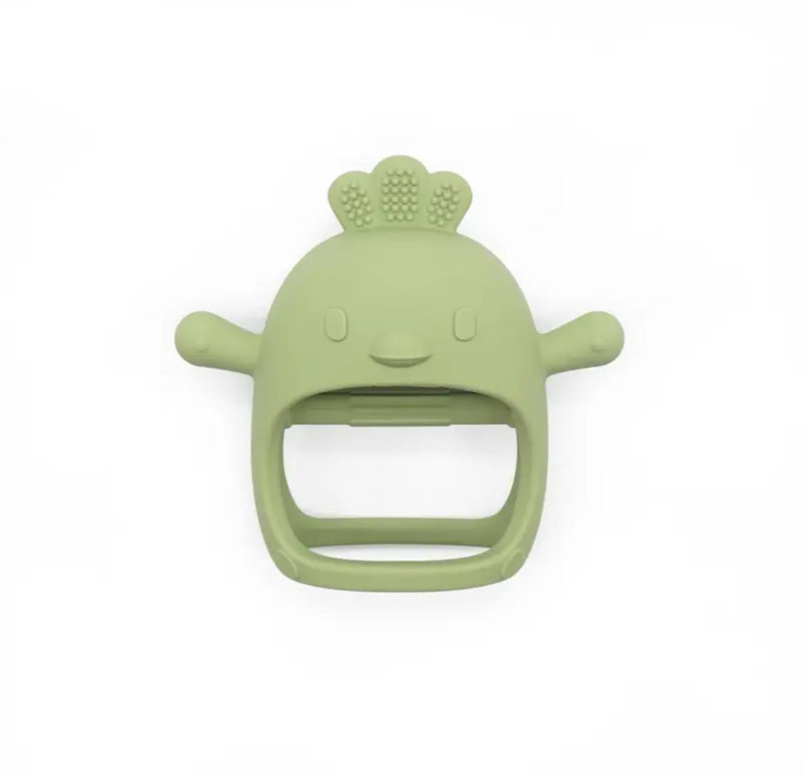 Silicone hand teether