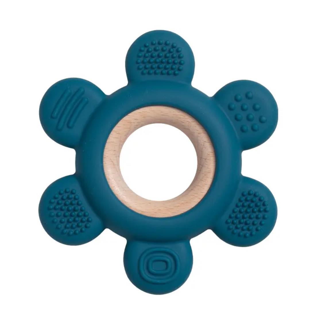 Silicone/wood ring teethers for Baby