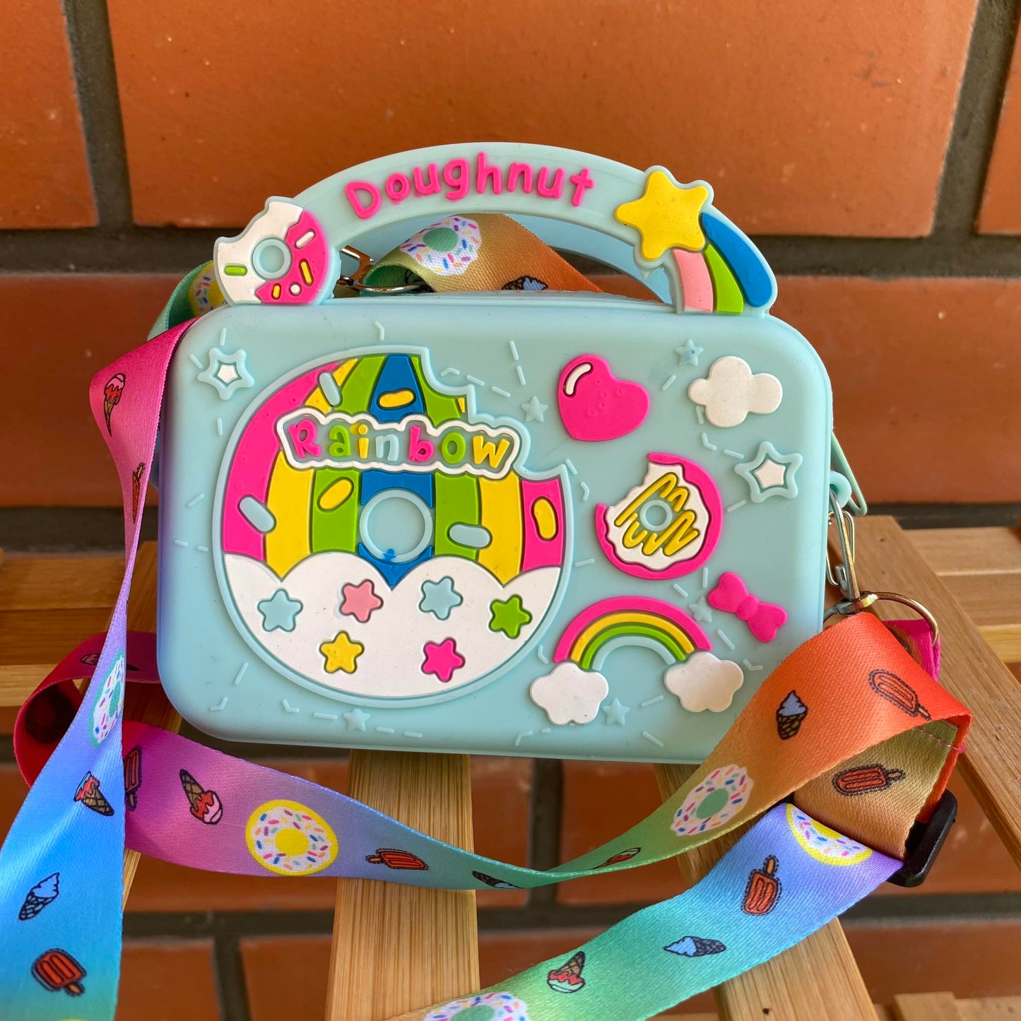 Cute silicone crossbody bags