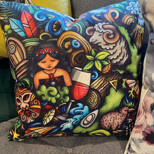 Kiwiana - Linen Cushion Cover