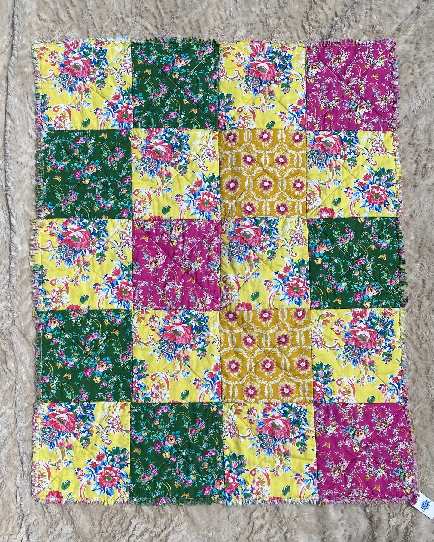 Ragged Quilt - Brights