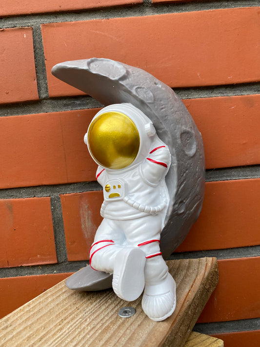 Spaceman on the moon decor