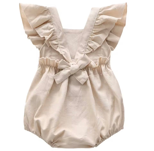 Oatmeal Baby Romper 12-18 months