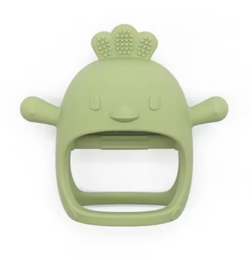 Silicone hand teether