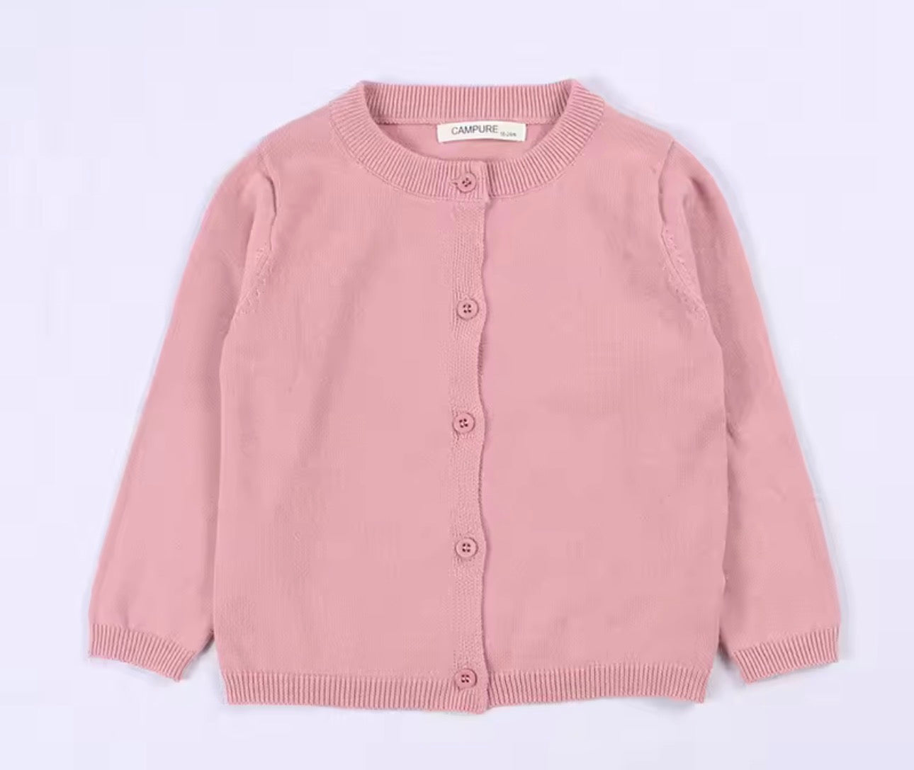 dusky pink cardigan size 6