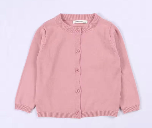 dusky pink cardigan size 3